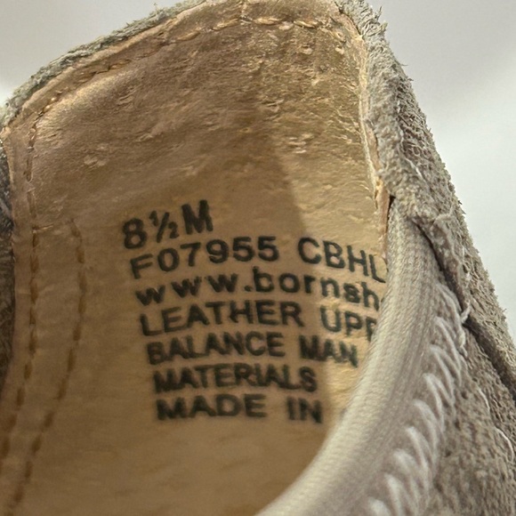 Born Rozalee Suede Elastic Taupe Tan Ballet‎ Flats Size 8 1/2 - Picture 5 of 6